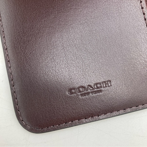 Coach Monogram Floral Leather and Canvas Cellphone Case Wallet for iPhone - Picture 5 of 7